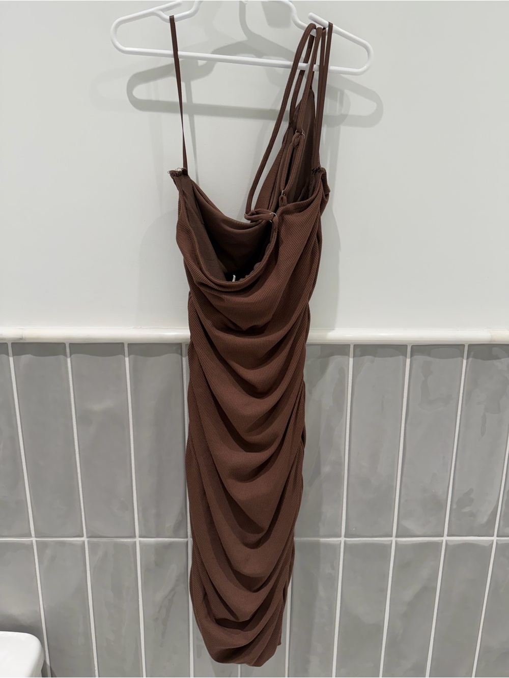 Brown Reece Mini Dress - Picture 2 of 5